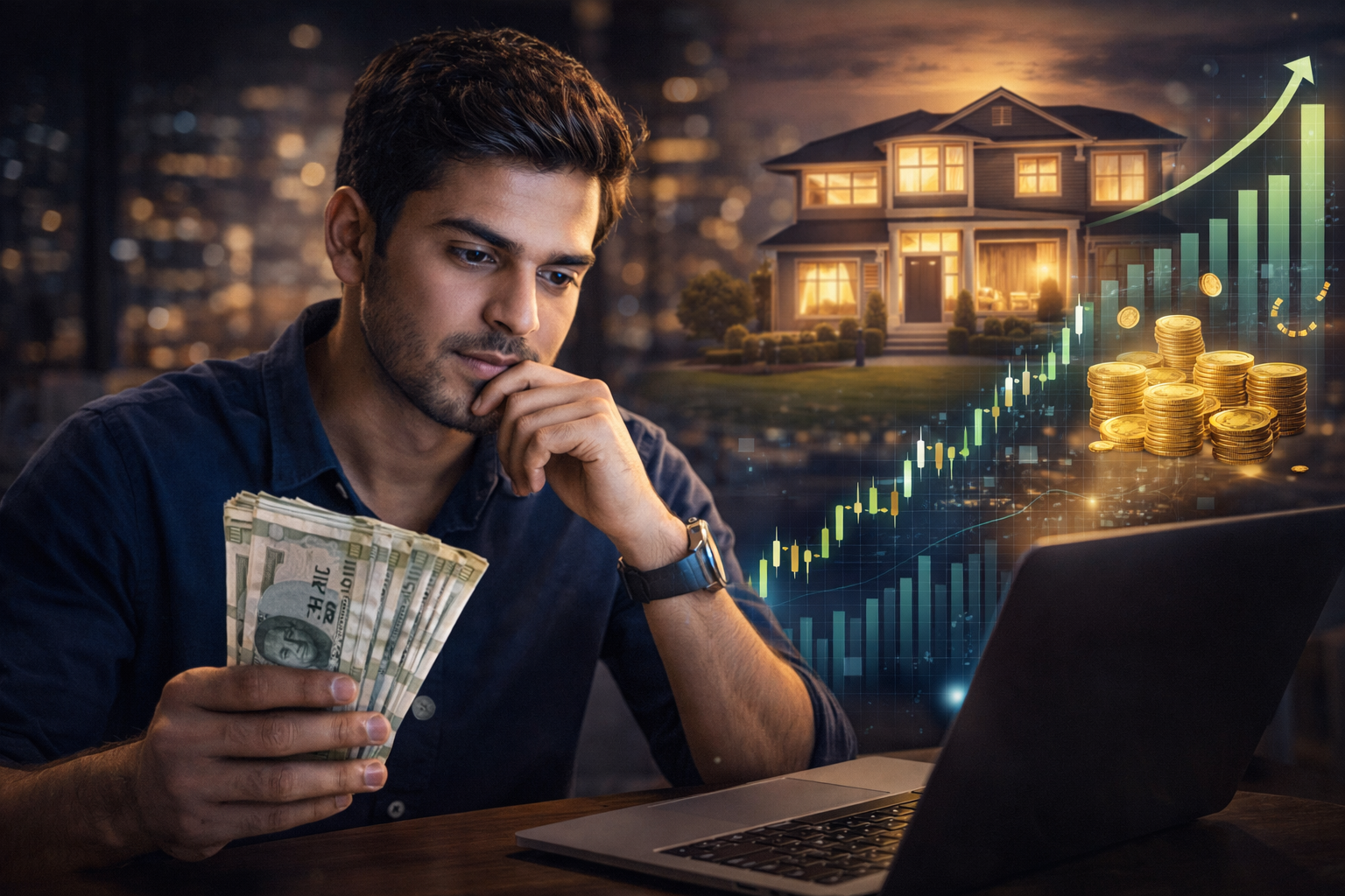 1 lakh investment 20 years