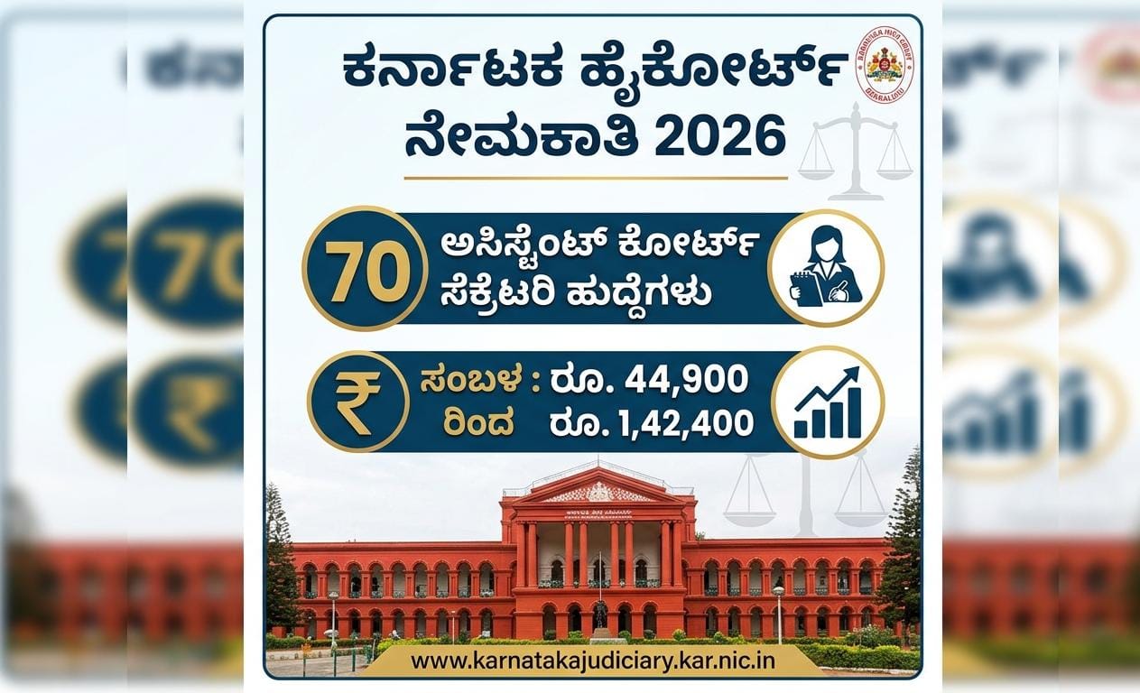Karnataka High Court Recruitment 2026