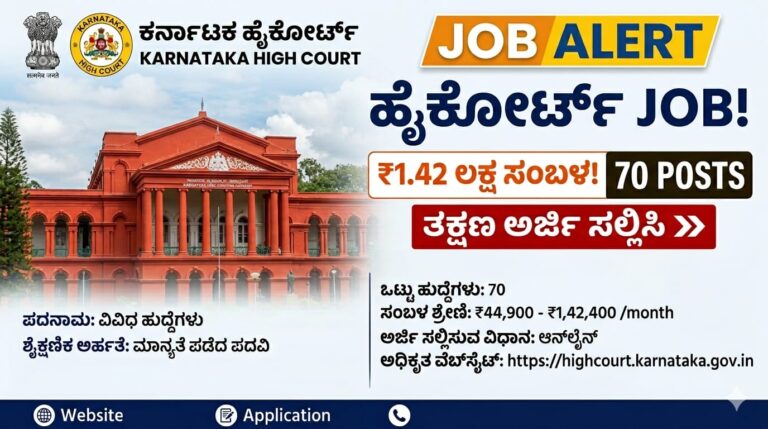 Karnataka High Court Recruitment 2026
